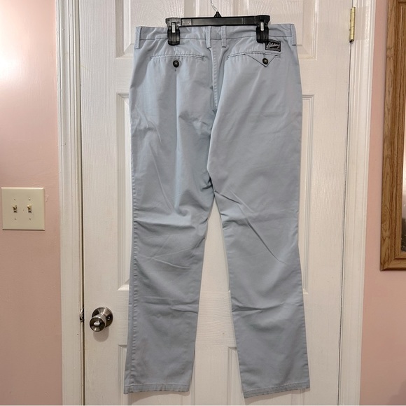 Billabong Men's Pants Regular Straight Leg Fit Carter Light Blue Size 36 - Picture 2 of 6